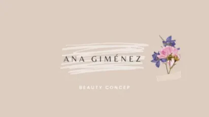 Ana Giménez beauty concept